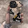 Triangular Tag Compatible with iPhone 18 Pro Max Phone Case, iPhone 18 Energetic Case, 15 European and American Style, 1413