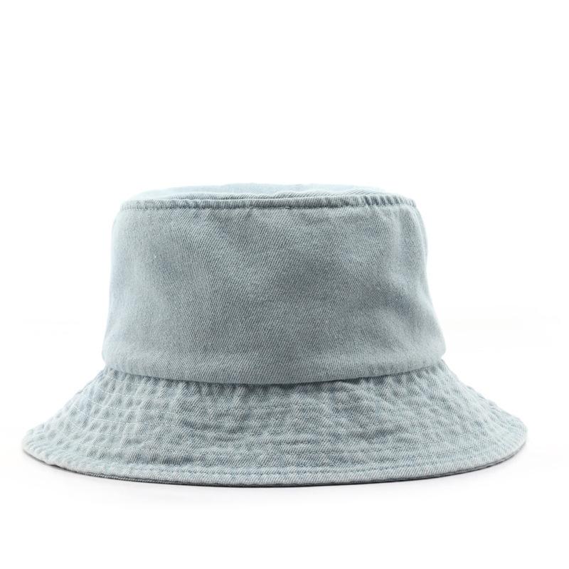 Japanese Retro Sport Jeans Bucket Hat for Men Women Spring Autumn Female Cowboy Style 3D Embroidery for Beach Business Bulk