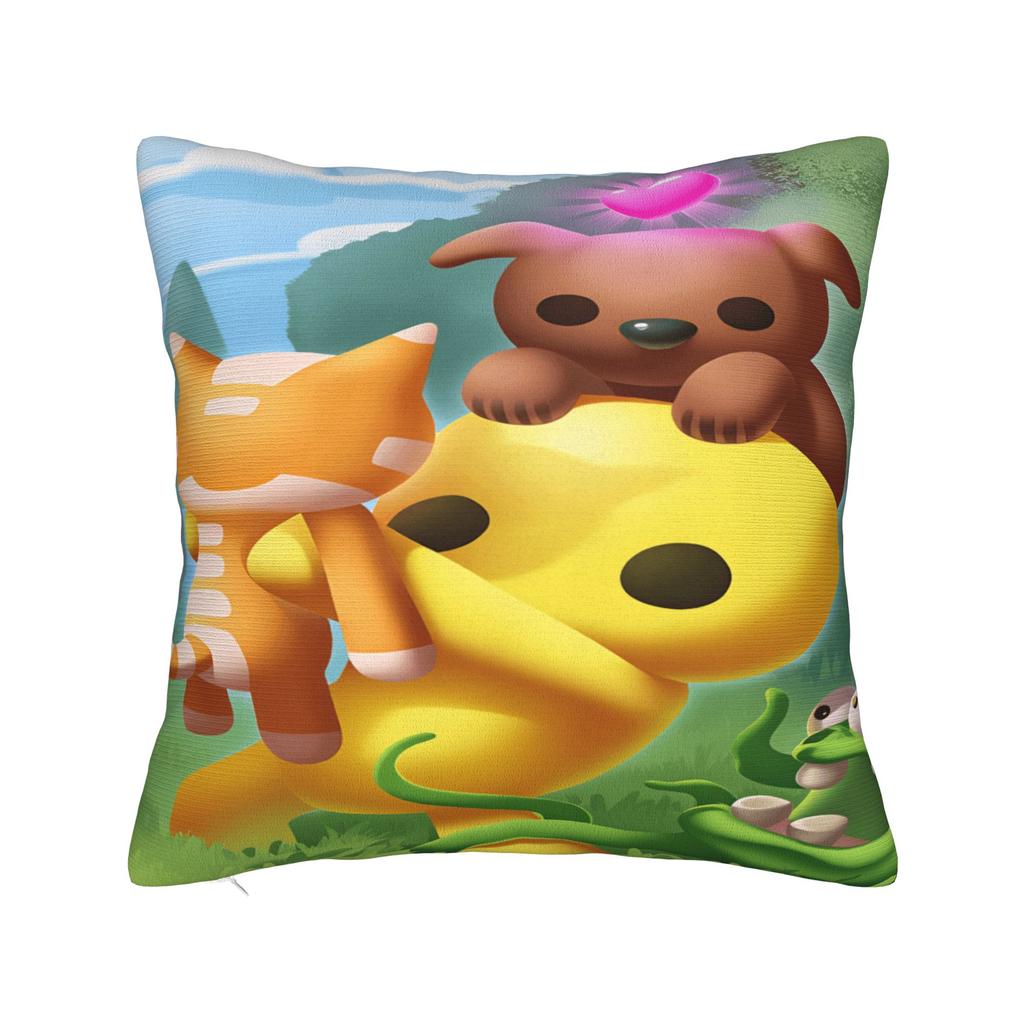 Pillow Cover W-Wobbly L-Life Online Game Vintage Pillow Case For Sofa Couch Bed Living Room Pillowcases