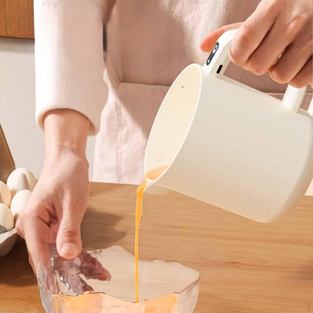 Electric Egg And Rice Whisk, Kitchen Utensil, Mixing Cup
