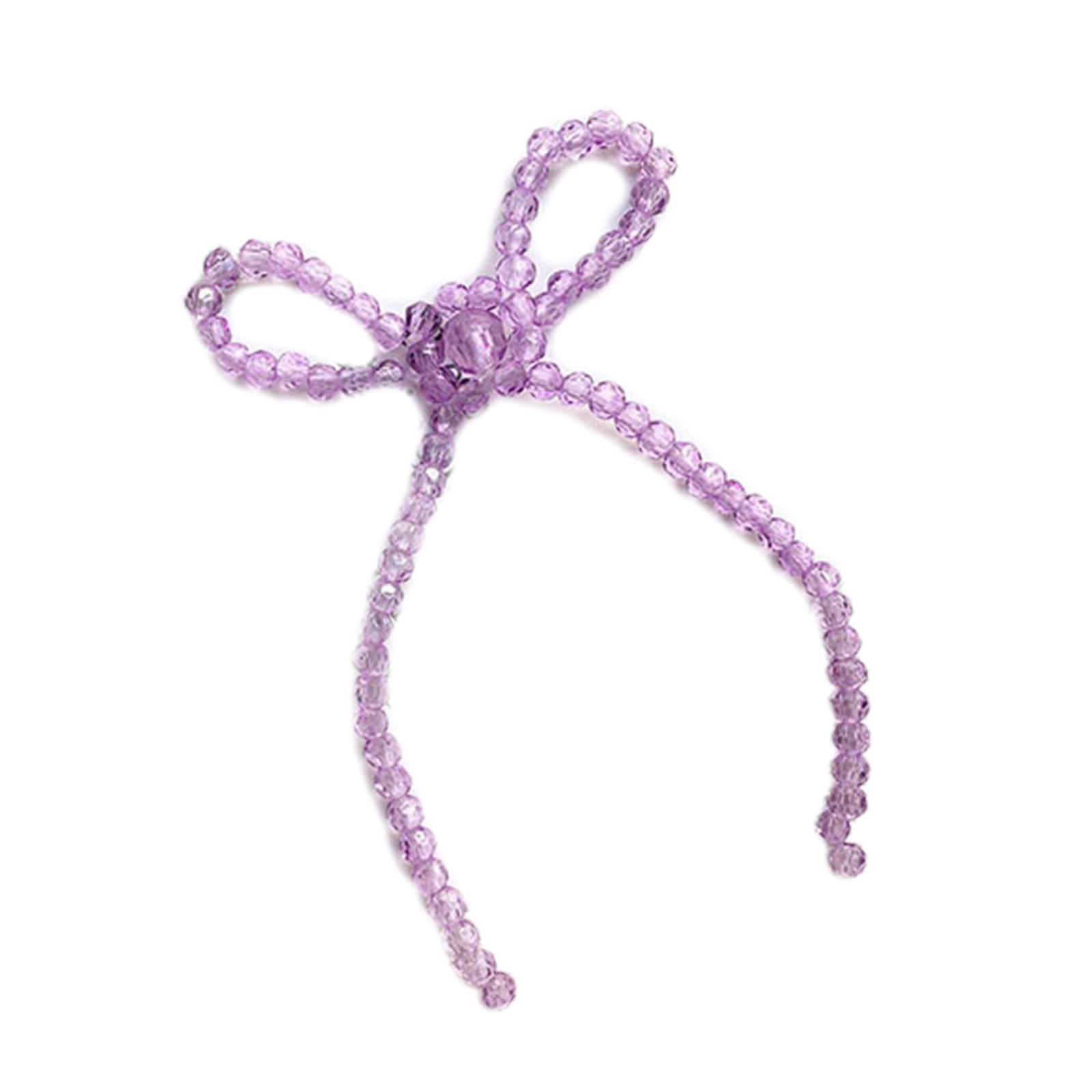 

Компоненты для украшений в виде банта Подвеска в виде банта своими руками Стеклянная бусина Аксессуары для украшений в виде банта своими руками Идеально подходят для изготовления ювелирных изделий фиолетовый