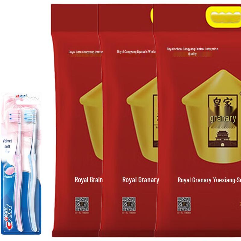 Зубная щетка Crest Velvet Gum Care и набор риса COFCO