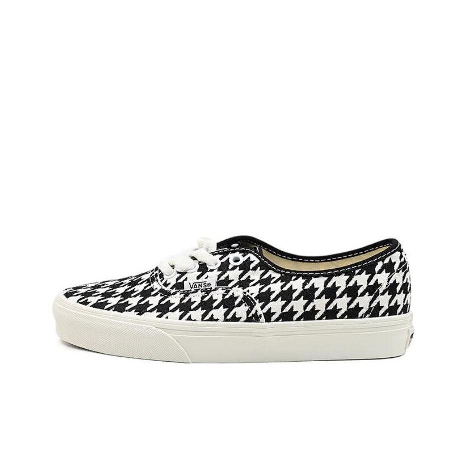 Vans Authentic Клетка Гленчек Удобные Универсальные Низкие Скейт-Кеды Унисекс Черный Белый VN000BW5YB2 36