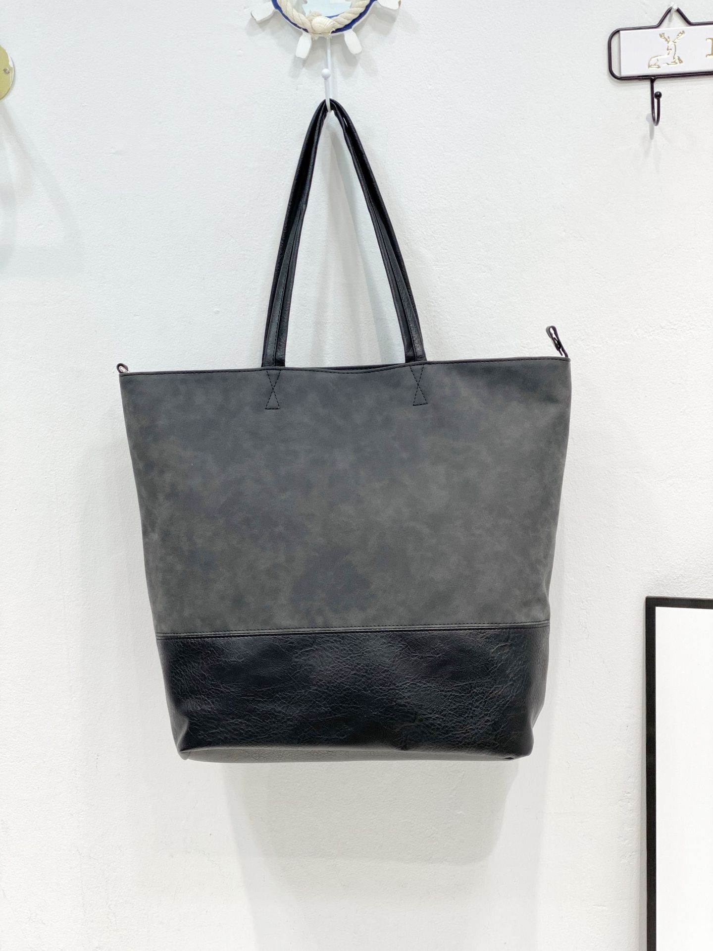 Сумка большой вместимости Женская винтажная большая сумка-тоут 45*18*38 — фото 10