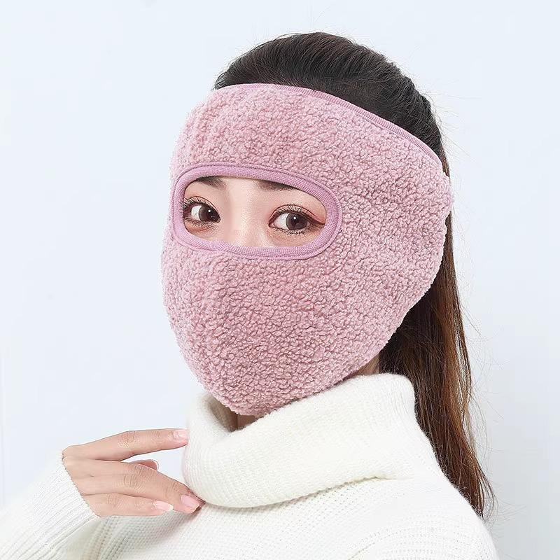 Winddichte & Staubdichte Kaltwetter-Fahrrad-Vollgesichtsmaske mit Ohren- und Nackenschutz