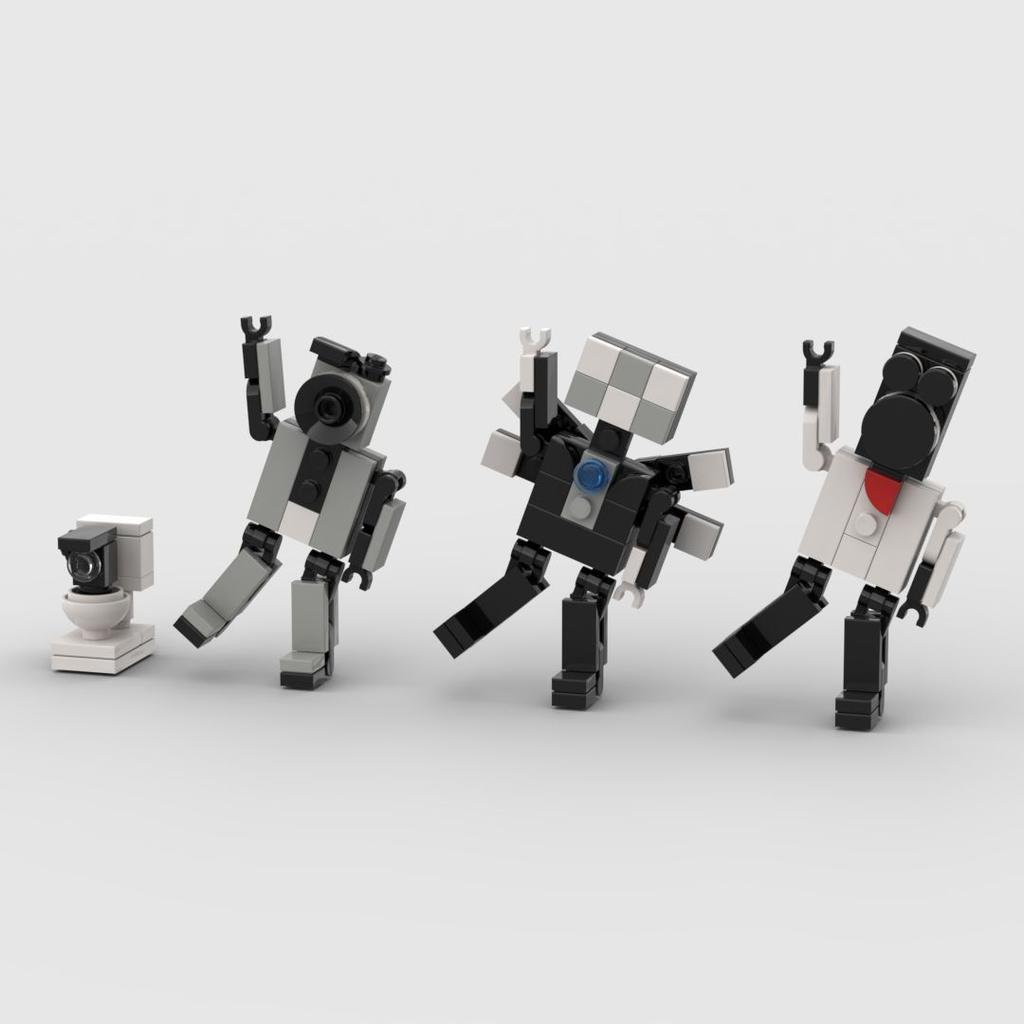 Titans Audio Man Vs Camera Wars Building Block Toys