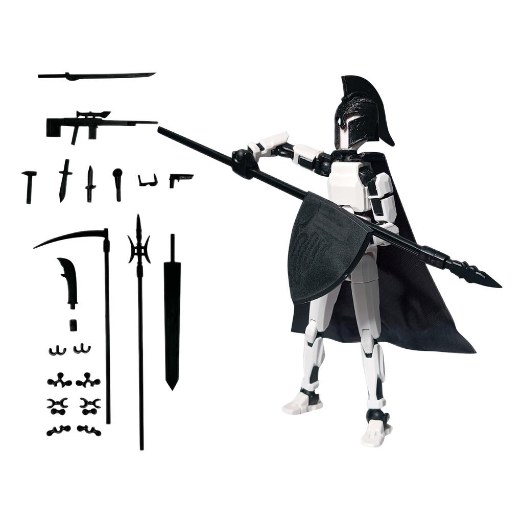 Puppe 13-gelenkiges bewegliches 3D-gedrucktes Puppenspielzeug der 3. Generation Dummy-Puppe DIY Ganzkörper-Dekompressionsartefakt