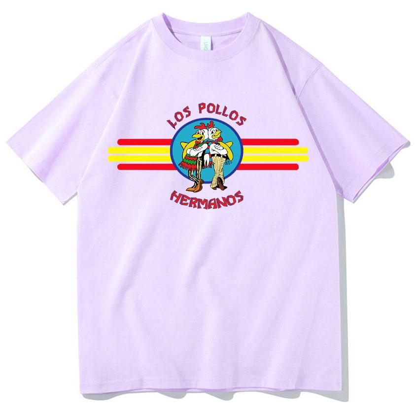 TV Series Tshirts Funny Los Pollos HerUnisexos Chicken Brothers Oversized Tee Shirt Unisex Cozy Tshirt Streetwear Summer Casual Tees