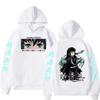 Anime Demon Slayer Hoody Muichiro Tokito Fashion Pullover Sweatshirt Men Women Casual Autumn Winter Fleece Hoodie Streetwear