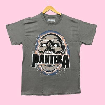 Pantera Aged Skull Heavy Metal Band Poster Tee XL