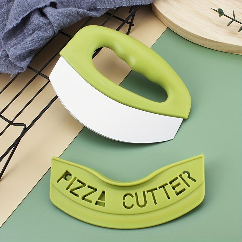 1PC Pizza Cutter, Stainless Steel Pizza Cutter, Pizza Cutter with Protective Cover, Shaker, Bread Cutter, Baking Tool