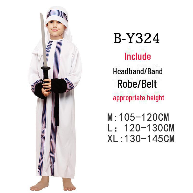 Children's Masquerade Costume: Arab Prince & Greek Princess