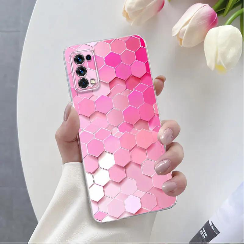 

For Realme 7 6 Pro 7i 6S Case Luxury Phone Case For Realme 7i RMX2193 Butterfly Flower Clear Soft Silicone TPU Protective Cover Realme 6 Pro