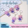 Two-Sided Acrylic Anime Character Keychain Pendant
