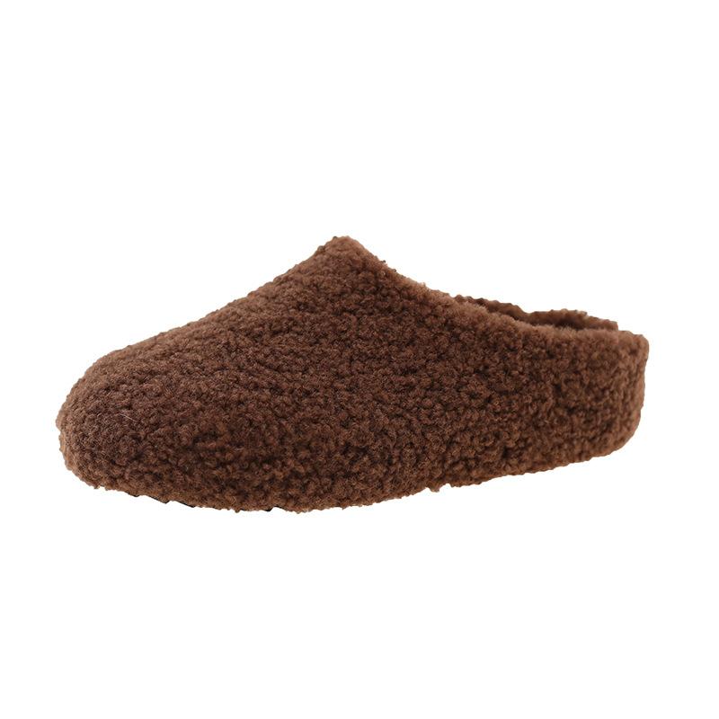 

Women s Premium Textured Plush Slippers - Warm Winter Thick Bottom Heightened Home Slippers Casual Walking Indoor Shoes 35