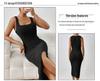 Waist-Hugging Bodycon Sleeveless Tank Top Dress - European & American Style Spring/Summer Long Dress