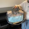 Expandable Fitness Bag Women's Large-capacity Wet and Dry Separation Sports Bag Outdoor Leisure Independent Shoe Compartment Travel Bag