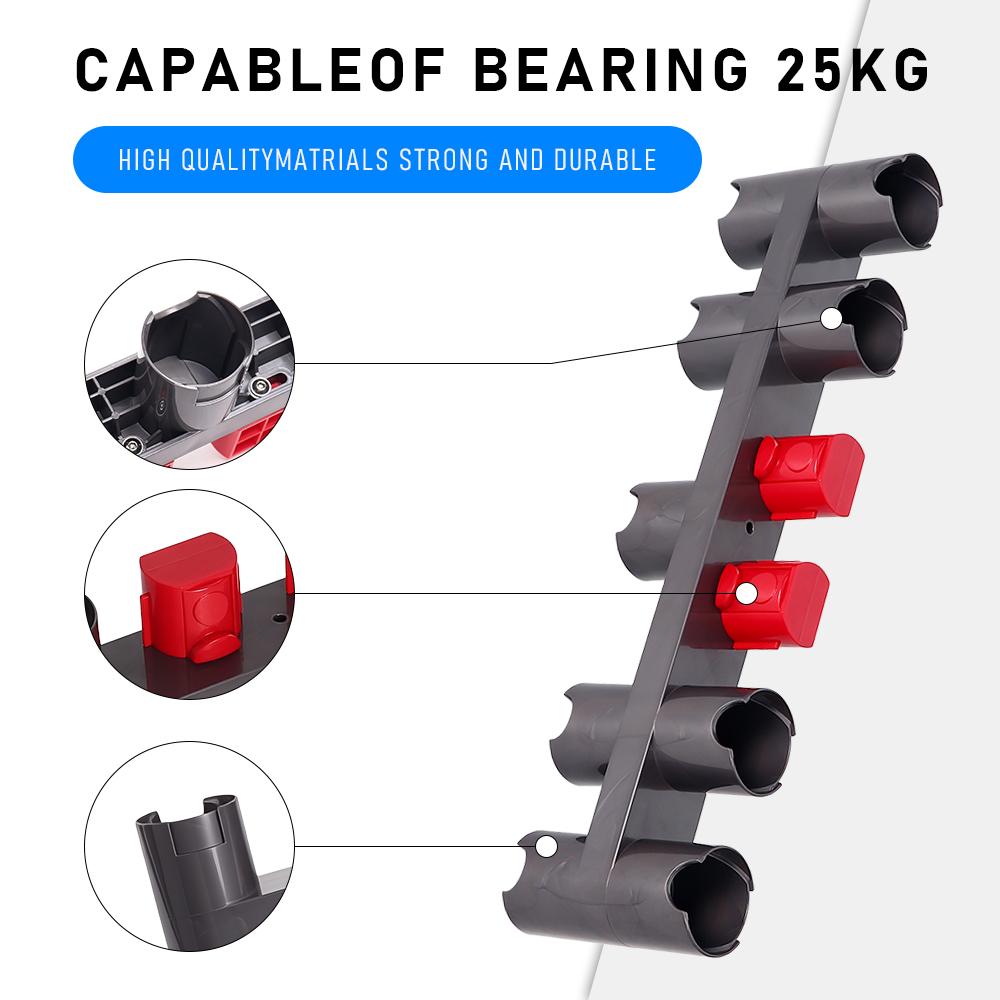 Nine-hole Accessory Bracket for Dyson V7 V8 V10 V11 V15 Vacuum Cleaner Hanger Base Brush Tool Storage Equipment Shelf Holder