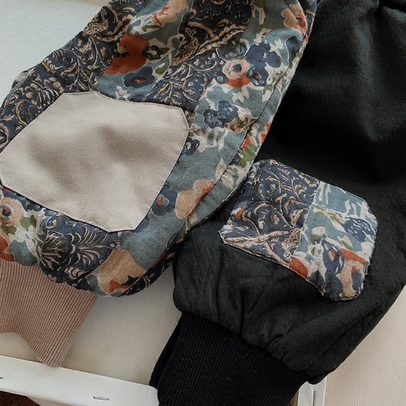 2025 Winter Korean Style Fleece-Lined Pants: Thick, Fashionable, and Warm for Boys and Girls