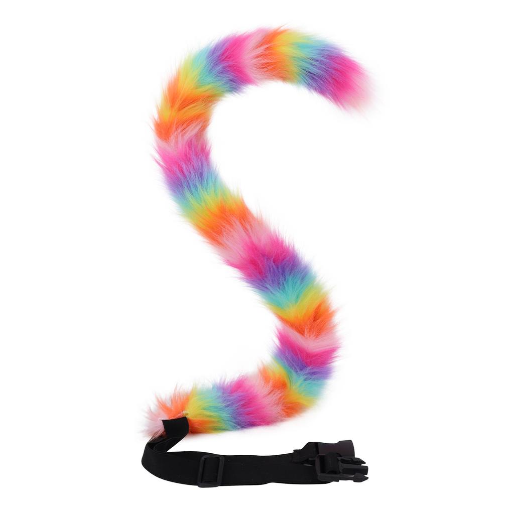 Handmade hair simulation animal tail plush cat tail cartoon show cosplay accessories party cute cat girl tail