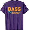 Bass Player, Won't Cause Any Trouble T-Shirt Party Tops T Shirt for Students Cotton Top T-shirts Leisure Rife