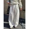 Pantalones Curvos Tridimensionales Lavados Transpirables para Mujer de Verano Primavera Japoneses Coreanos para Exteriores Fáciles