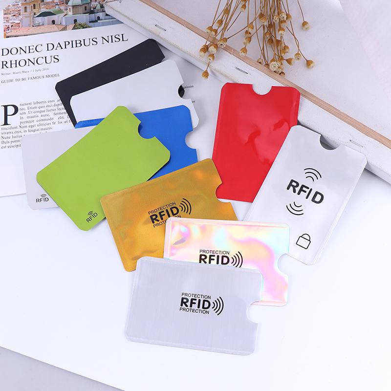 10pcs Credit Card Protector Secure Sleeves RFID Blocking ID Holder Foil Shield