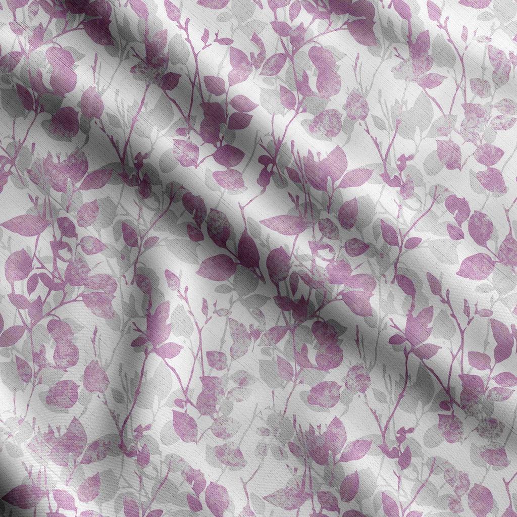 Soimoi Leaves Print,  Cotton Cambric, Quilting Fabric Sold by The Yard 42 Inch Wide, Medium Weight Cotton Fabric,