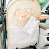 Cartoon Tulip Pattern Multifunctional Car Seat Back Anti Kick Protection Mat