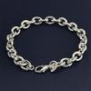 925 Silver Bracelet Buckle Basic Chain Charm Exquisite Women Fashion Wedding Party Gift Jewelry