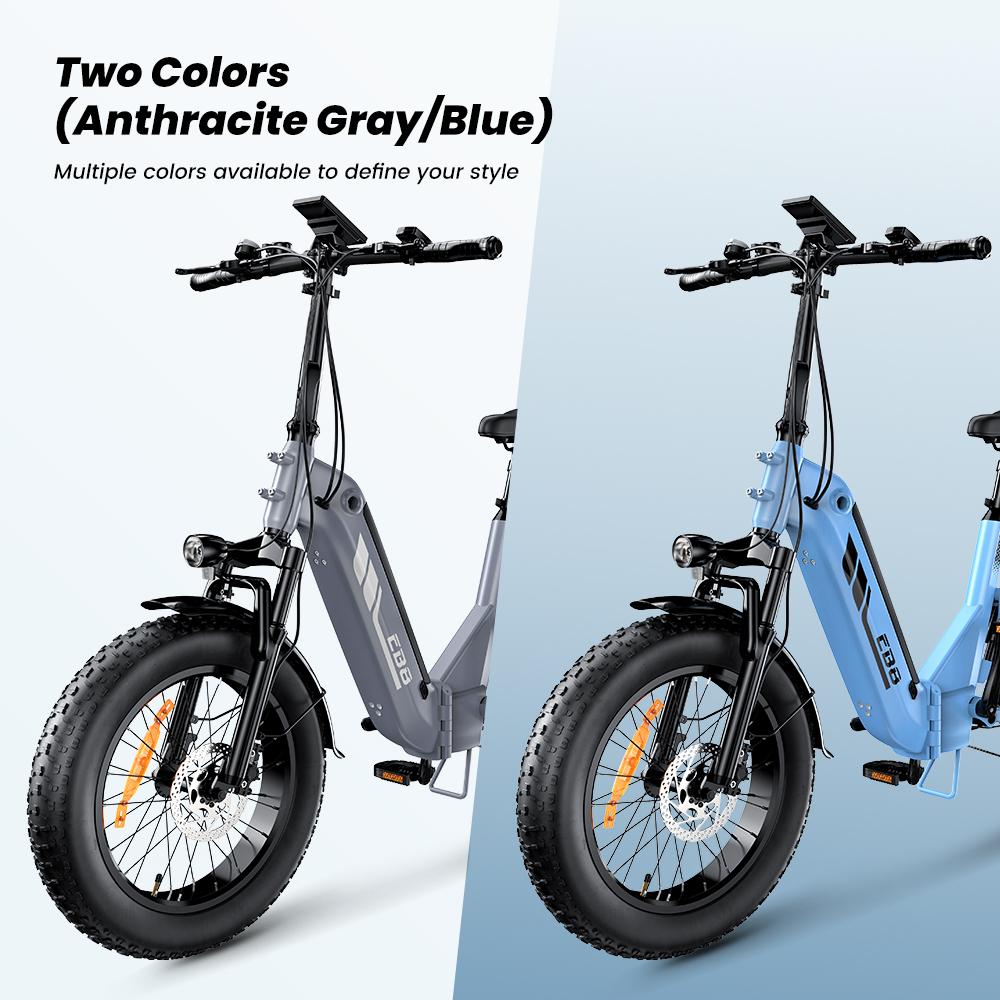 IScooter EB8 Elektrofahrrad 48V15Ah Akku 750W Motor City Elektrofahrräder 20 Zoll Reifen Faltbares E-Bike