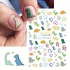 Cute Cartoon Design Nail Art Stickers, Self Adhesive Dinosaur Pig Dog Design Nail Art Decals For Nail Art Decoration, Nail Art Supplies For Women