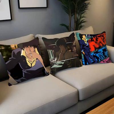 Anime Cowboy Bebop Pillow Case Home Decor Throw For Sofa Bed Car Room Decor Gift Idea