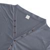 New American Style Men's Summer Short Sleeve T-Shirt, Slim Fit Trendy Deep V-Neck Button Henley Shirt