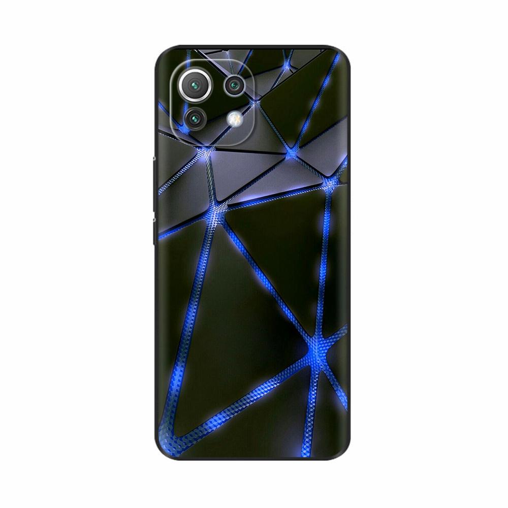 For Xiaomi Mi 11 Lite 5G NE Case Painted Soft Silicon Phone Back Cover For Xiomi Mi 11 Lite Case Mi 11 Lite Mi11 11i Shell Cover