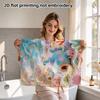 Ocean Undersea Castle Bath Towel, Cute Marine Animal Print, Quick Dry Absorbent Towel for Kids
