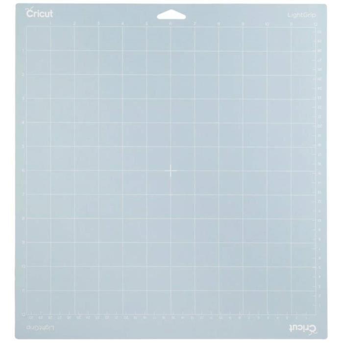 Tapis de découpe - Cricut - LightGrip - Bleu - Adhérence optimale - Réutilisable