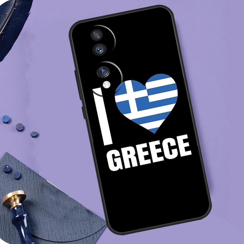 Greece Greek Flag Case For Honor 200 400 Pro 50 70 90 X9a X9b X9c X9d X8b X8c Win Magic 8 Lite 5 6 7 Pro Coque