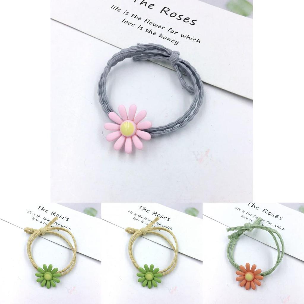 Beautiful Ins Women Daisy Hair Rope Headband With High-elastic Korean Rubber Band