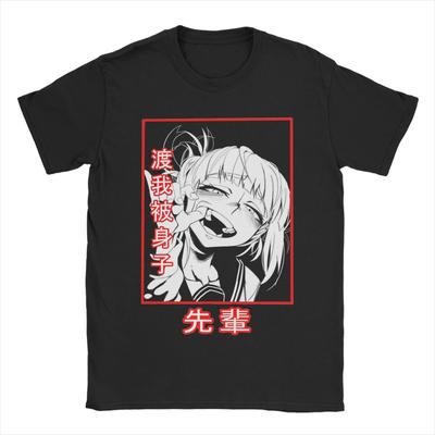 T-shirt Toga Himiko Senpai Boku No My Hero Academia Manga Humour T-shirts en Coton Col Rond Manches Courtes Vêtements d'Été