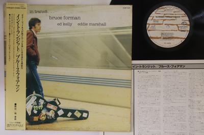 LP Record BRUCE FORMAN  In Transit K26P6201PROMO SEVEN SEAS 1982 Japan Obi Jazz Used