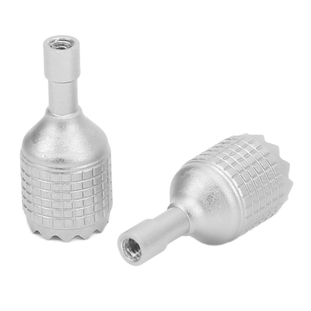 2 ks Hliníkové slitiny Stříbrné CNC Obrábění Dron Dálkový ovladač Kniply Joystick pro Mini 3 Pro RC s Obrazovkou