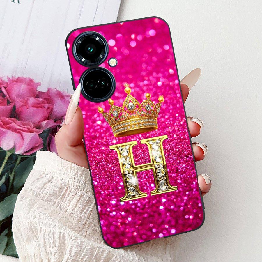 For Tecno Camon 19 Pro Case Shockproof Crown Letter Soft Silicone Funda for Tecno Camon19 Neo 19Pro Back Cover Camon 19NeoFundas