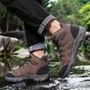 High-top Men's Hiking Shoes Plus Size 39-48 Breathable Casual Trainers Anti-slip Outdoor Sneakers for Trekking Camping