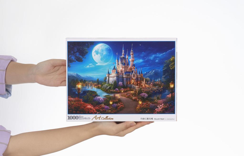 BEVERLY (BEVERLY) [Made In Japan] Beverly 1000-Piece Jigsaw Puzzle: Castle Sleeping In the Moonlight (49 X 72 Cm) 1000-037