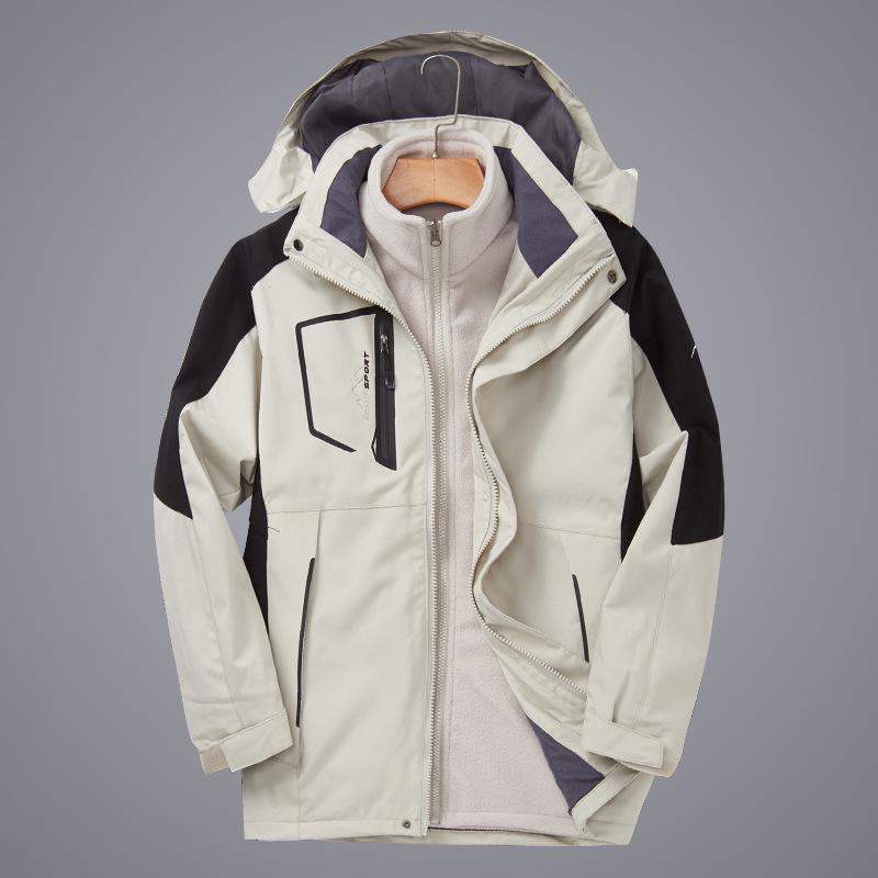 Unisex 3-in-1 Detachable Storm Jacket, Ideal for Cold Weather, Work, and Tibet Travel, Sizes L-8XL