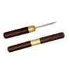 Leather Hole Punching Awl Wood Handle Leather Craft Punching Awl Tool for Leather Craft Stitching Leather Working