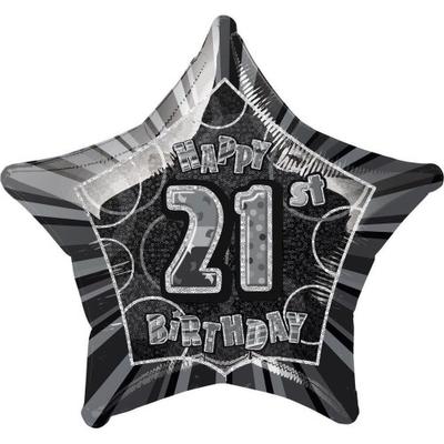 Unique Party 21st Birthday Foil Balloon