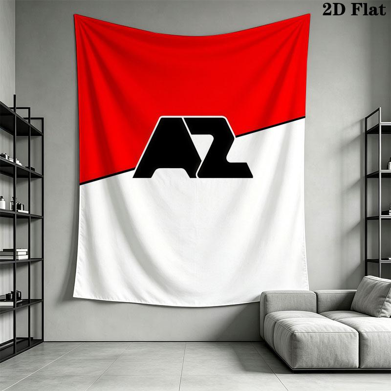 AZ Alkmaar logo Wall Hanging Printed Fabric Blanket Decorative Tapestries for Bedroom Living Room Home Decor