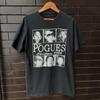 Vtg Le Groupe The Pogues Noël 2009 Coton Noir Toutes Tailles Hommes Femmes Chemise T-Shirt Unisexe